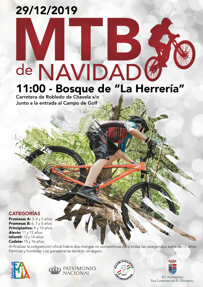 Carrera Infantil de MTB Navidad