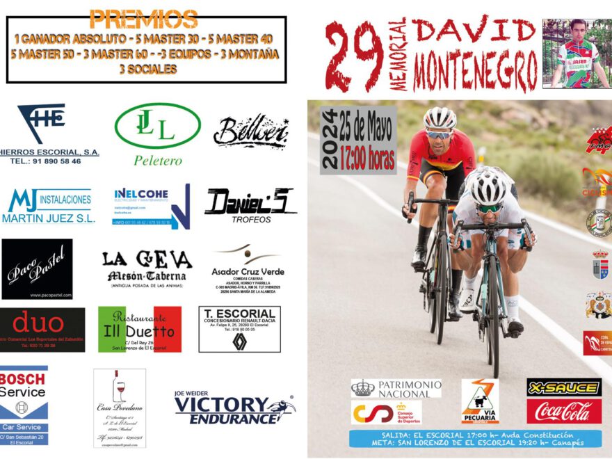 29º MEMORIAL DAVID MONTENEGRO 2024